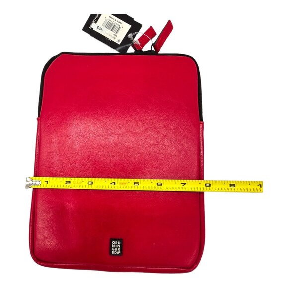 Ordning & Reda Red eReader Mini ipad Tablet Cover Sleeve 10" Faux Leather Case - Picture 7 of 8